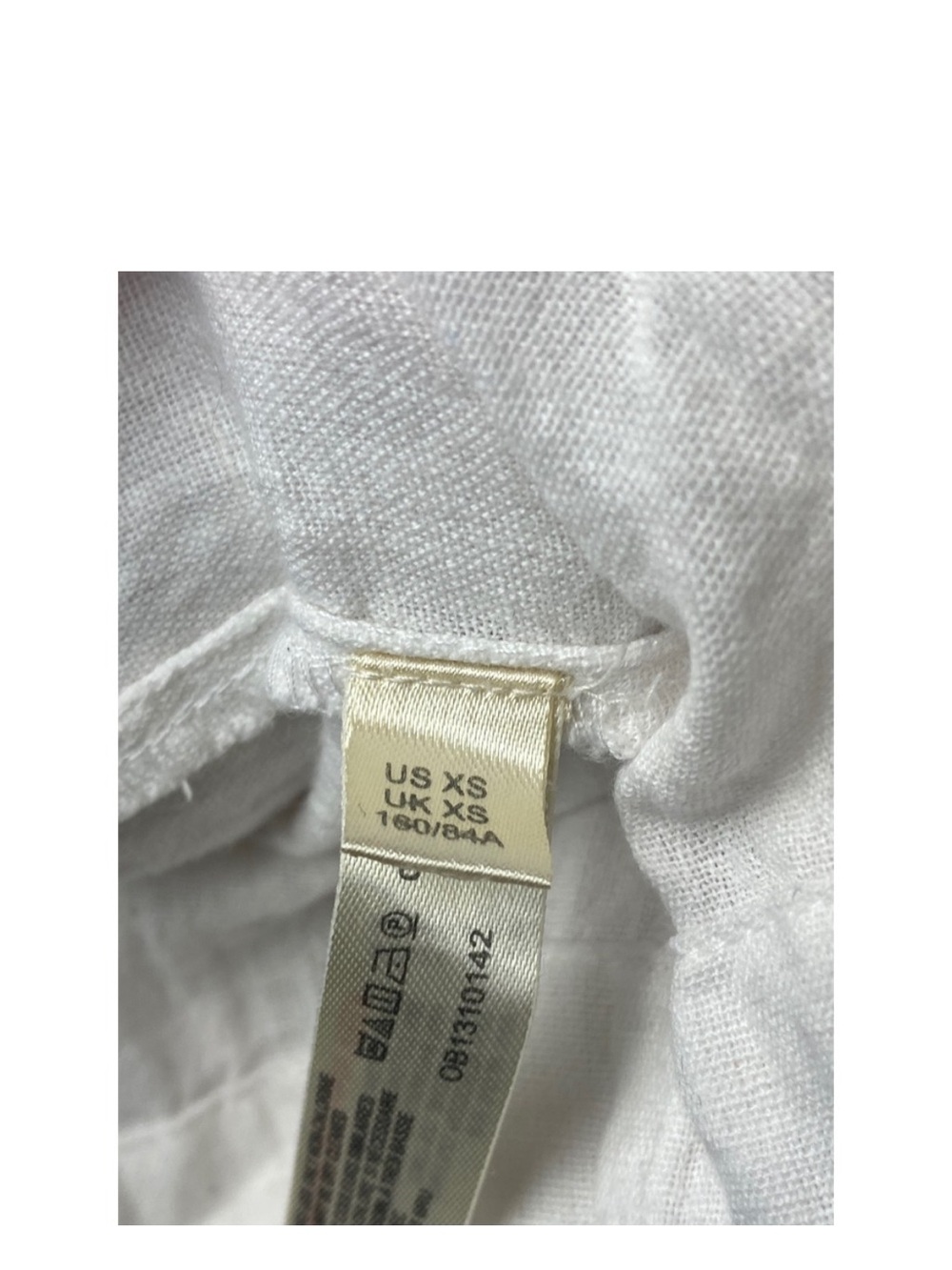 Free People All Occasions Shirt Dress WHITE/CREAM Midi Dress with Cap Sleeves XS - Picture 10 of 10